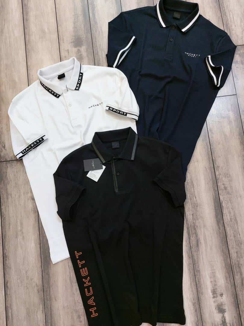Hacket Black Designer Premium Polo T-Shirt