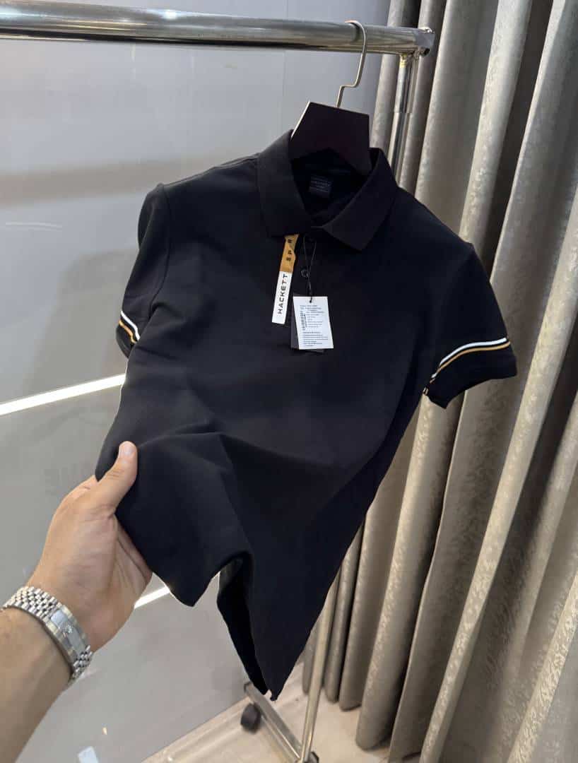 Hacket Black Premium Classic Polo T-Shirt 004