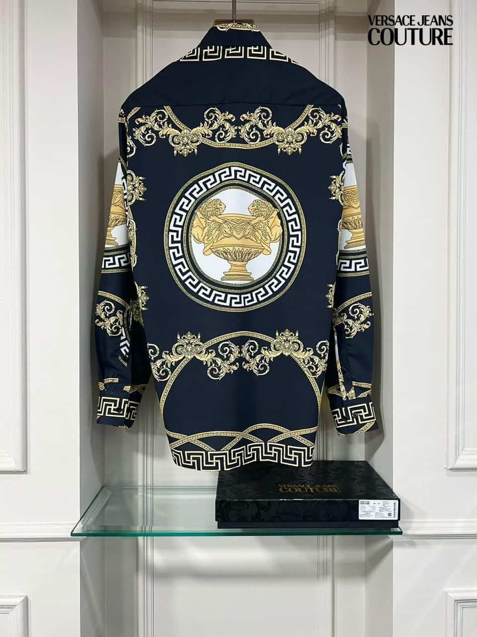 V3RSacE Balck Printed Premium Shirt