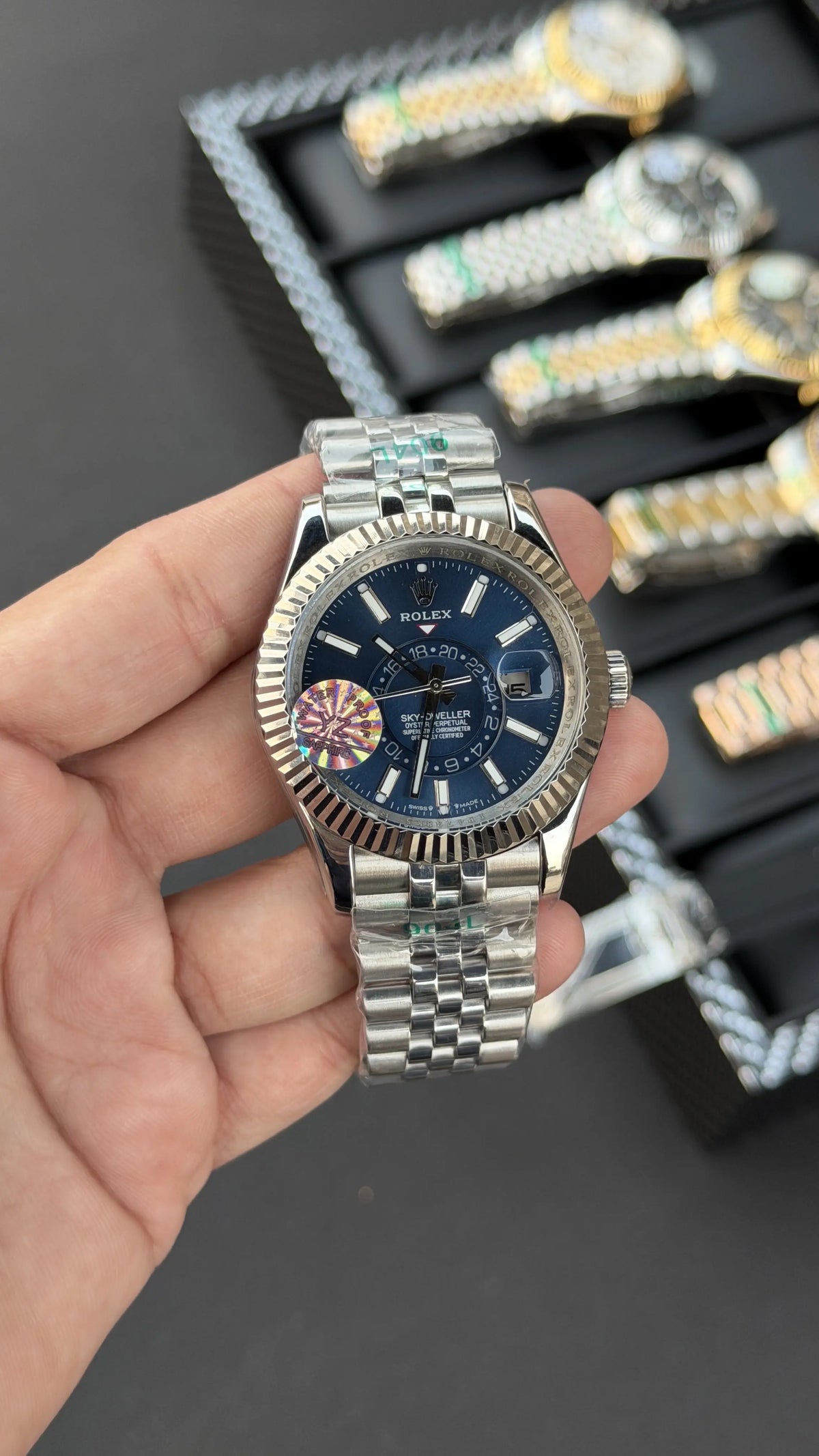 R0le_X Sky Dweller Automatic 24Hours Working/Pure Steel