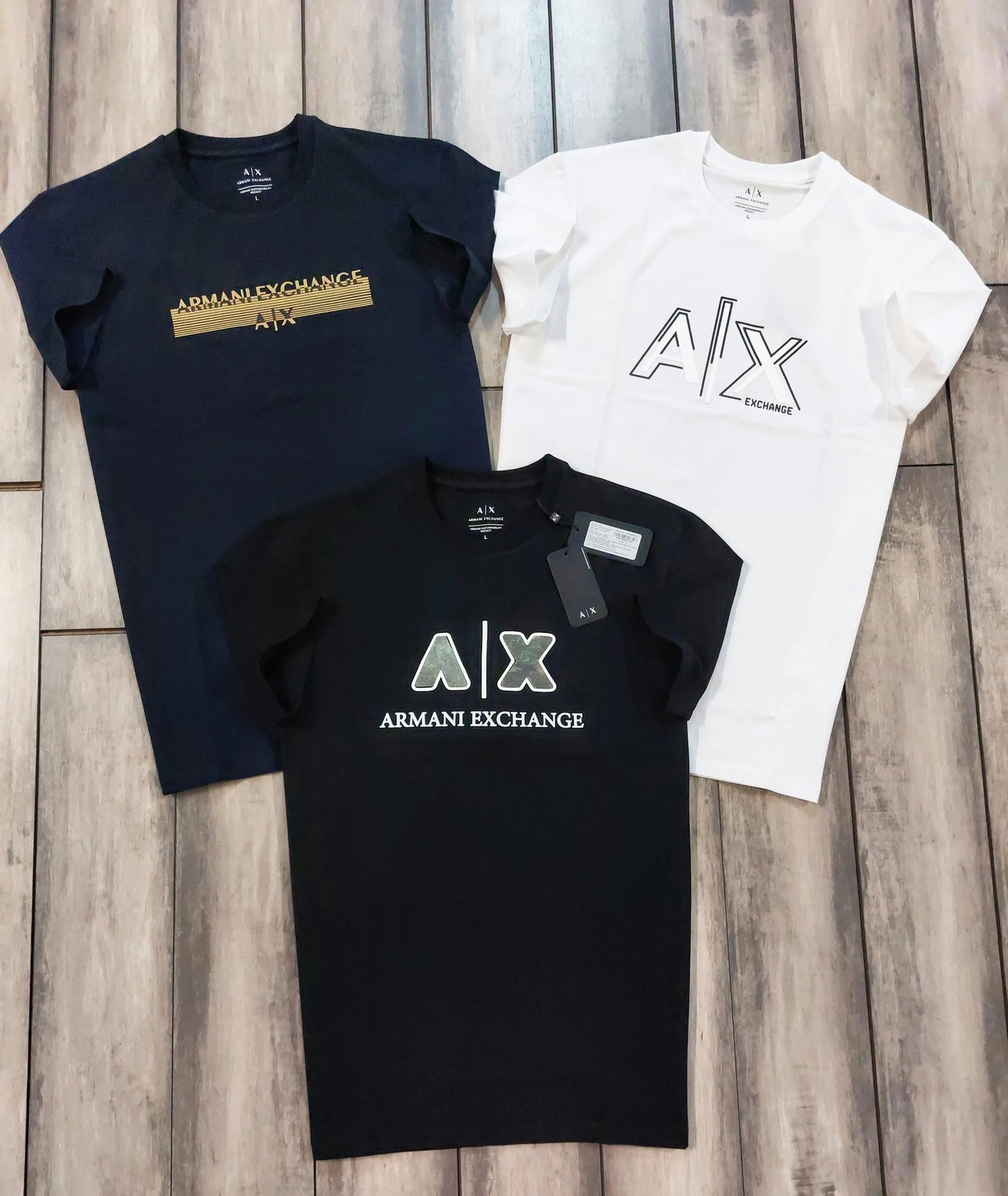 Arman i Exchange White Logo Print Imported T-Shirt