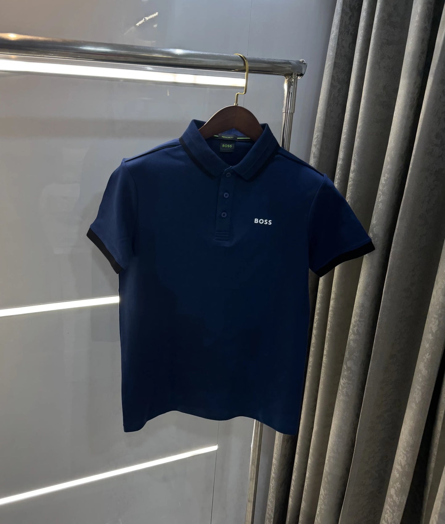 Hugo Boss Petrol Blue Premium Polo T-shirt