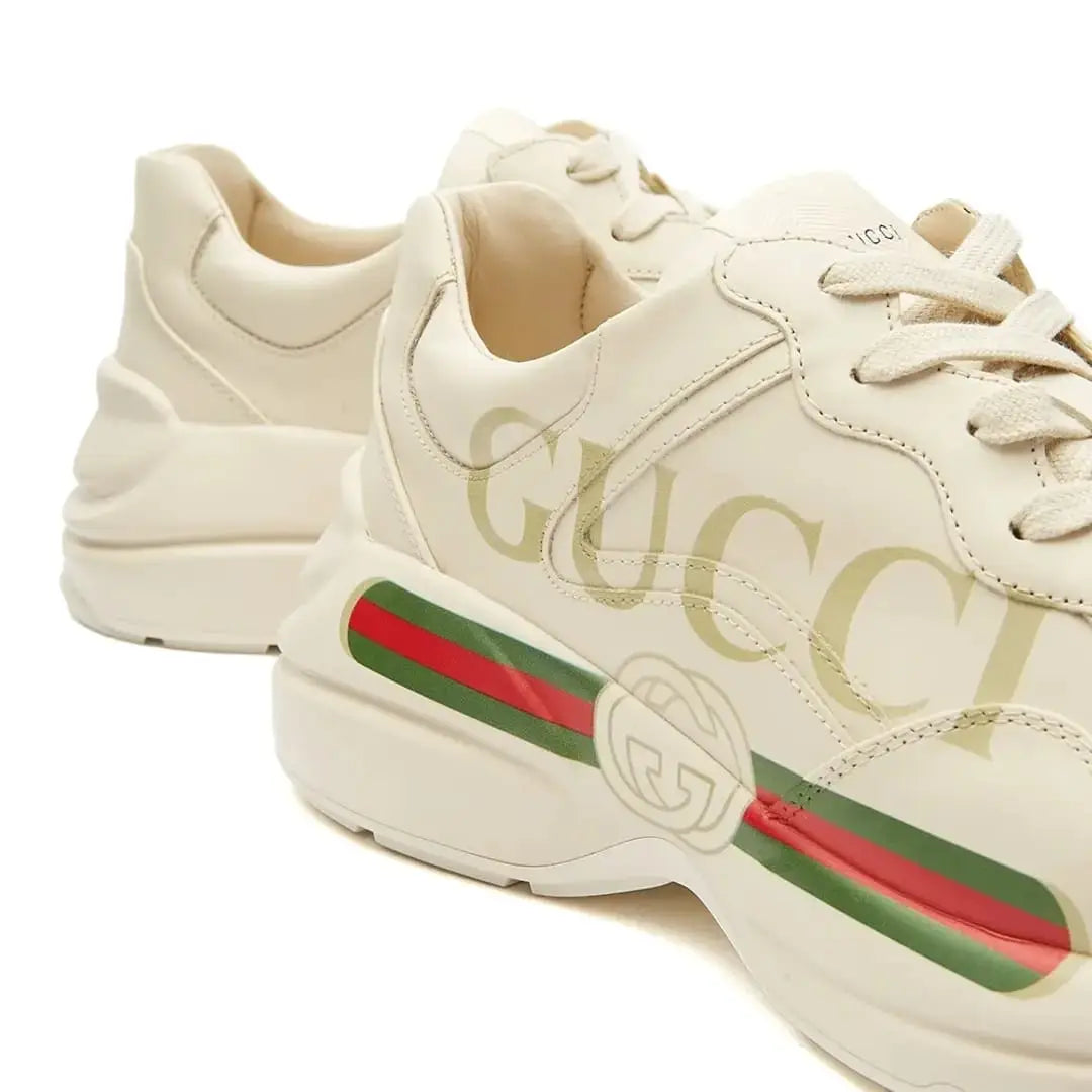 Gucc_i Rhyton Trainer With Gucc_i Logo