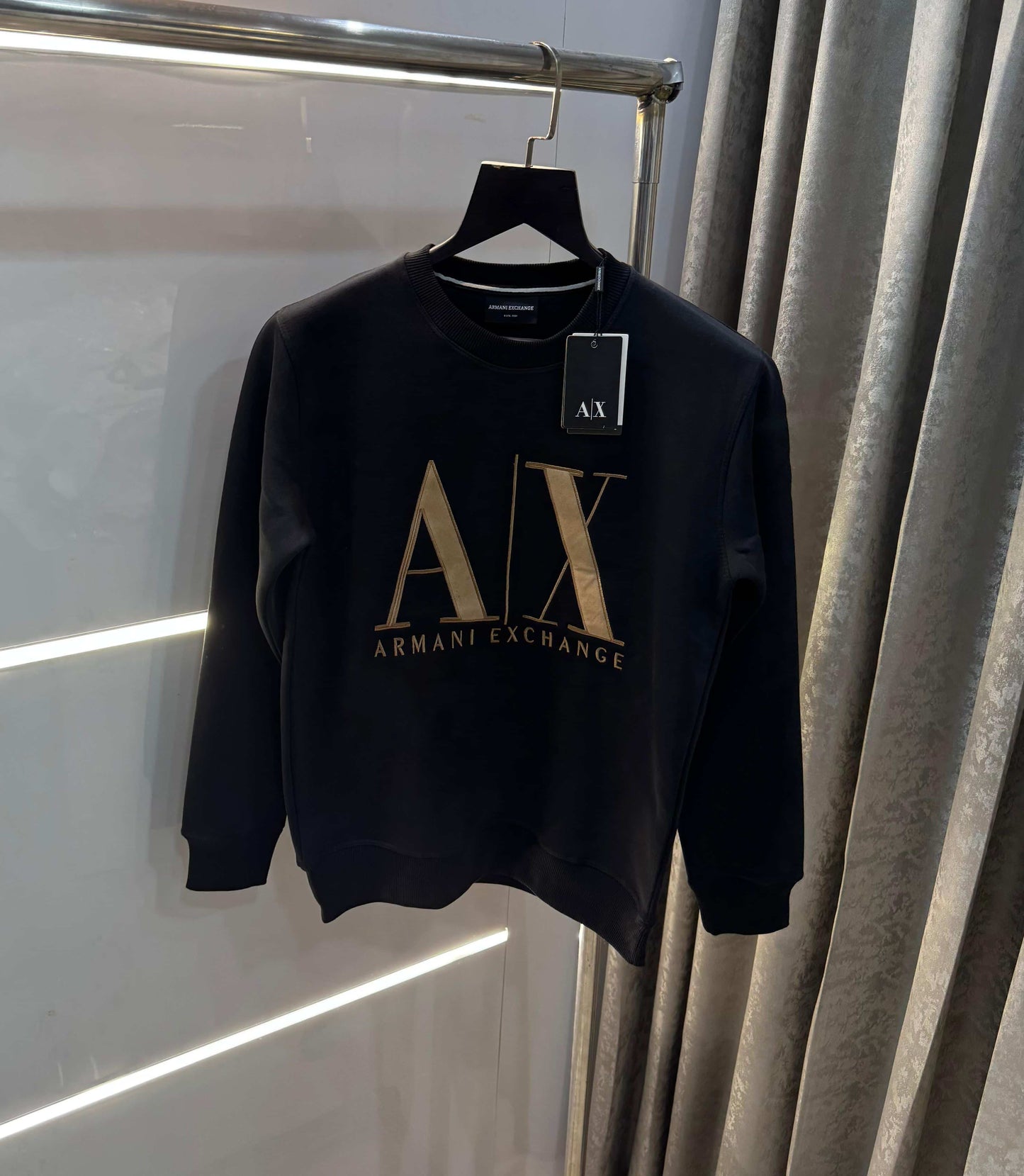 Arman i EXchange Black Logo Print Premium Sweatshirt