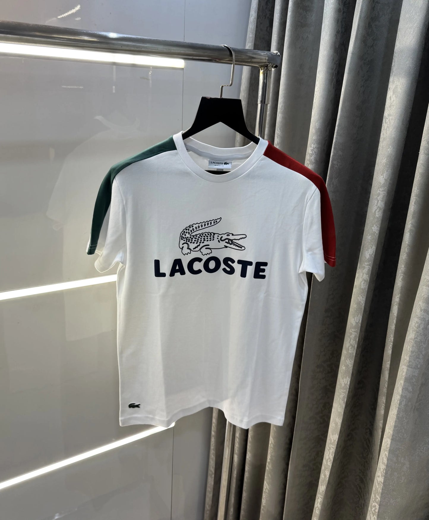 Lacost e White Logo Work Premium Classic T-Shirt