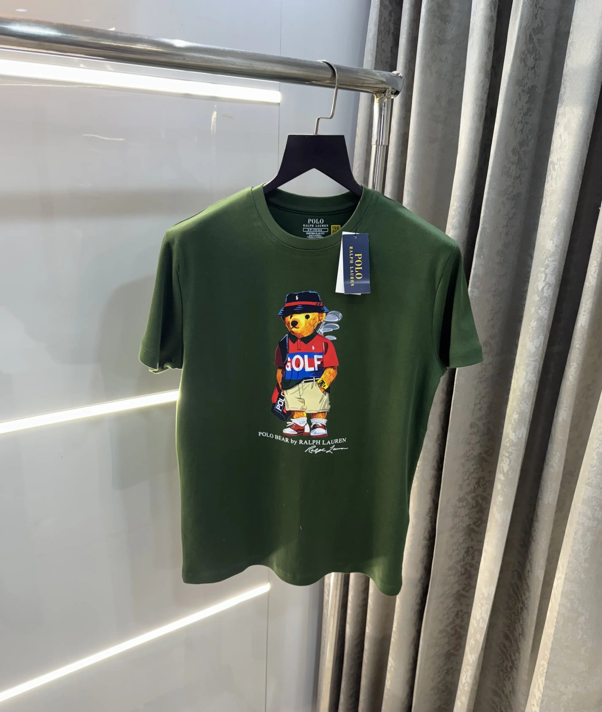 Ralp.h  Laure n Olive Teddy Logo Premium T-Shirt