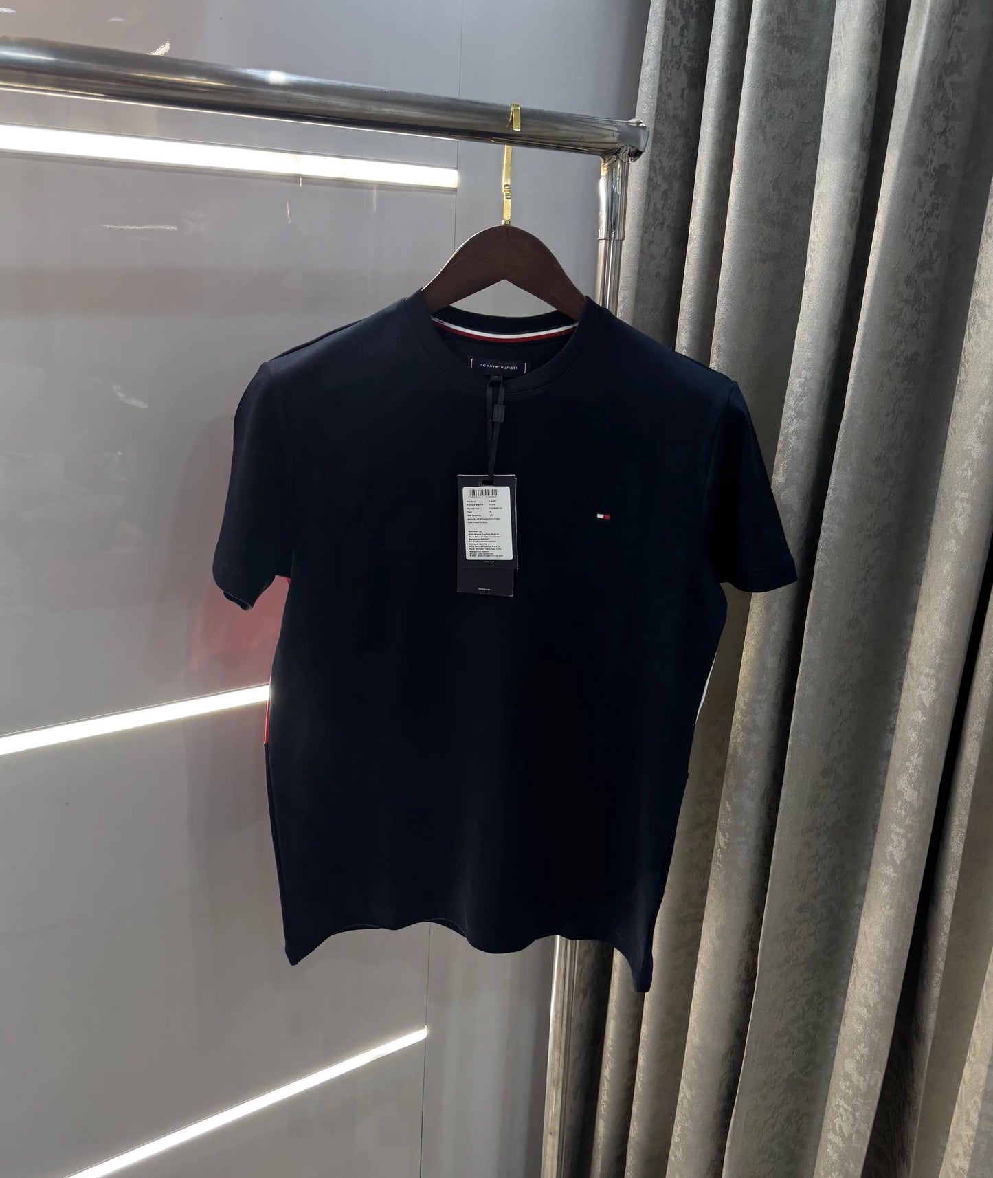 Tommy Hilfiger Navy Blue Logo Work Premium Polo T-Shirt