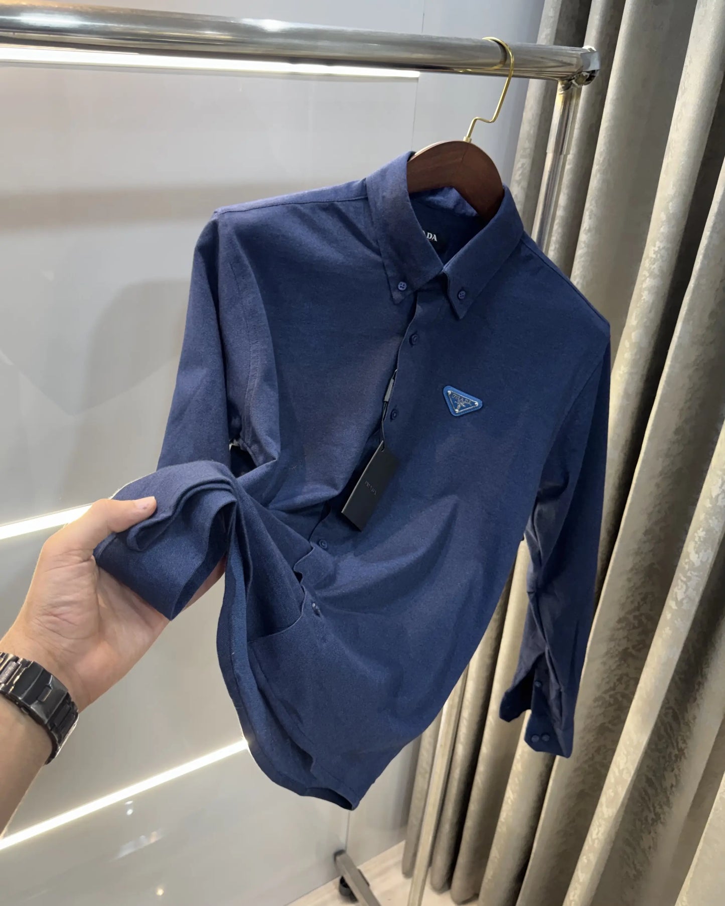 Prada Milano Petrol Blue Premium Shirt