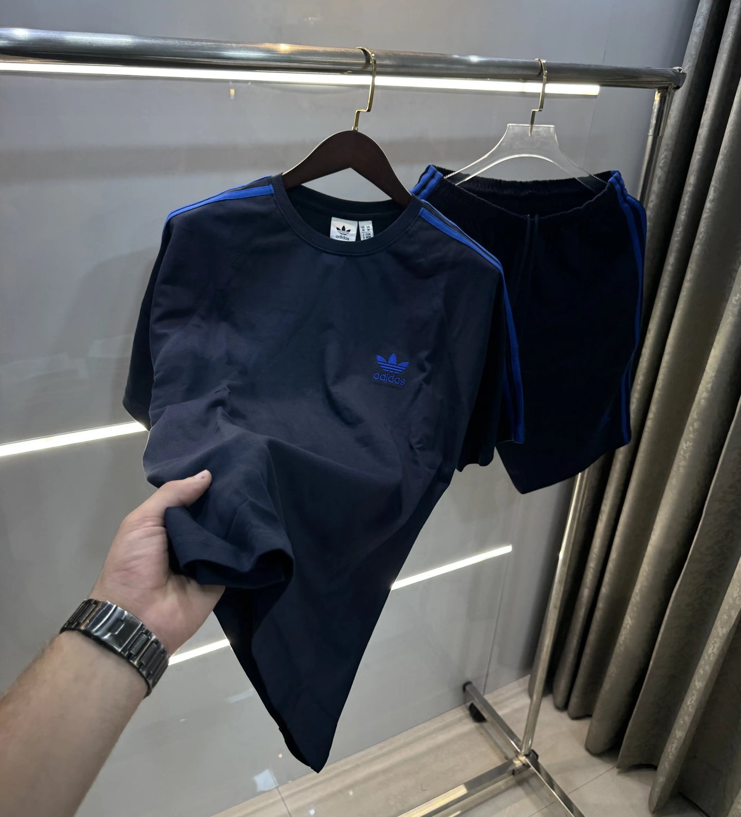 Adida s Navy Blue Premium Oversized Cord Set