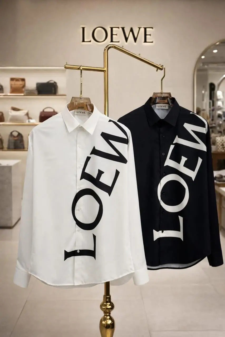 Loewe Black Designer CR7 Edition Premium Shirt With Box Packing