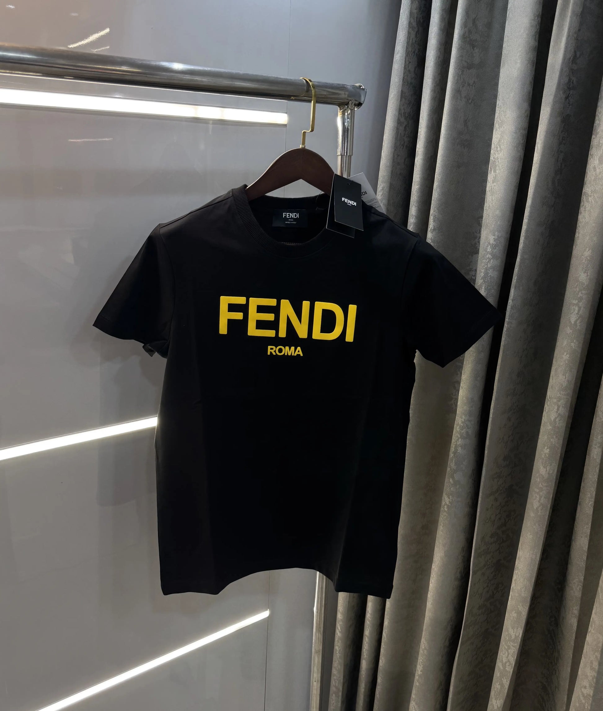 Fendi Black Premium Classic T-Shirt