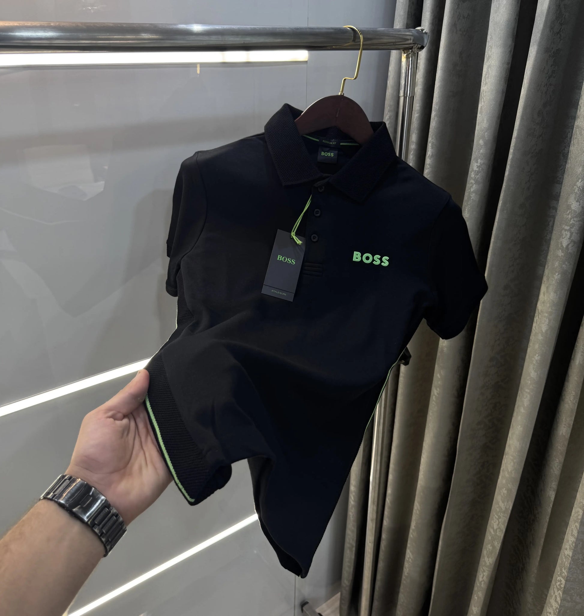 Hugo Boss Black Logo Work Premium Polo T-shirt