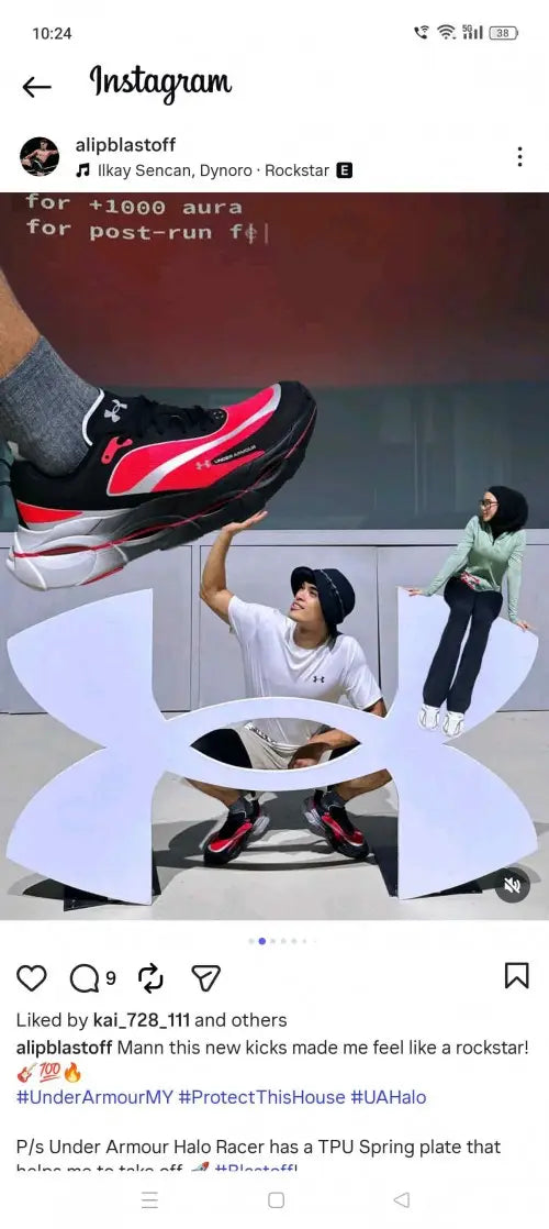 Under Armou.r UA Halo Racer running shoe