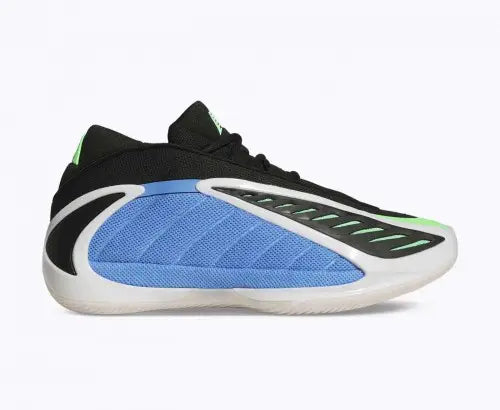Adidass Anthony Edwards 2 Fusion Blue Zero Metallic Lime Burst