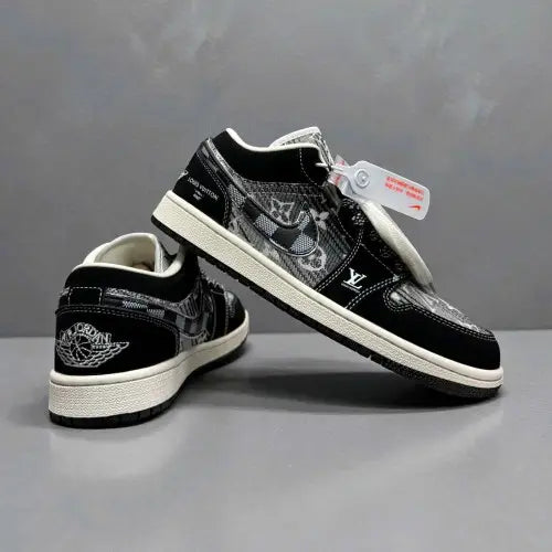 Air jordan 1 low X louiss vittonn black monogram