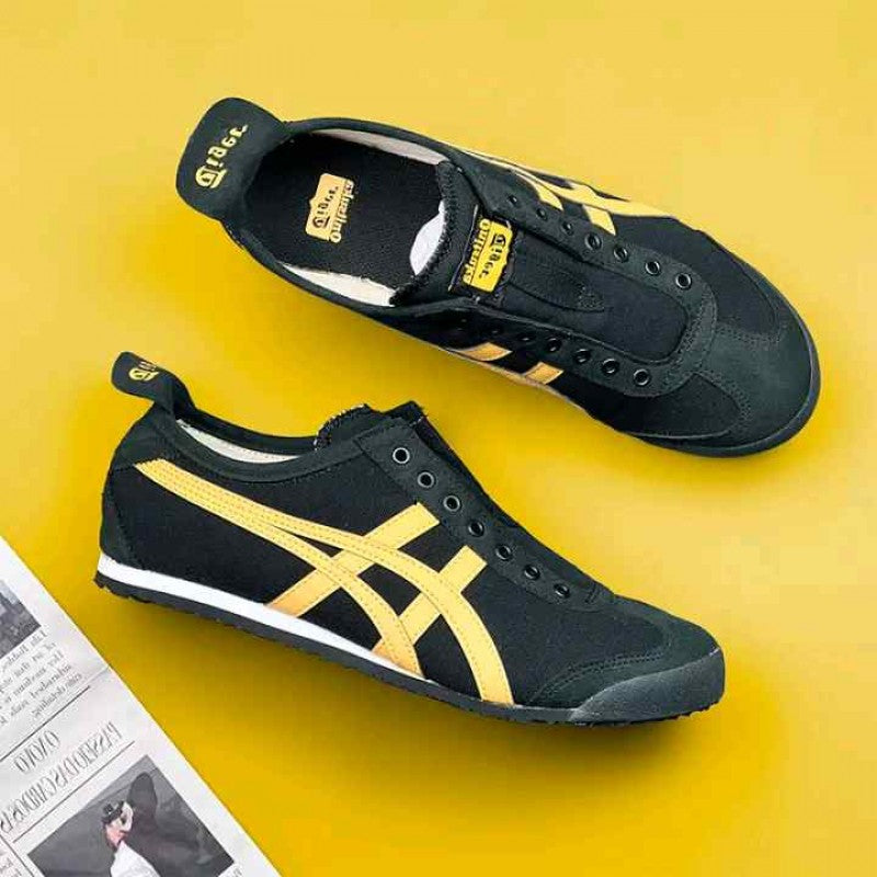 Sale Onitsuk_a Tiger Mexico 66 Slip On Black Yellow 144