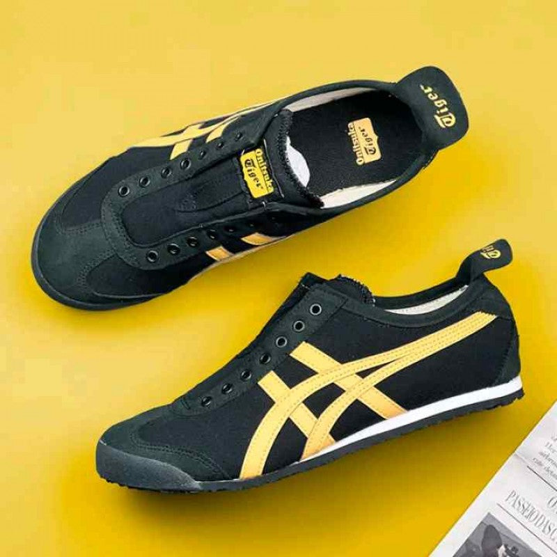 Sale Onitsuk_a Tiger Mexico 66 Slip On Black Yellow 144