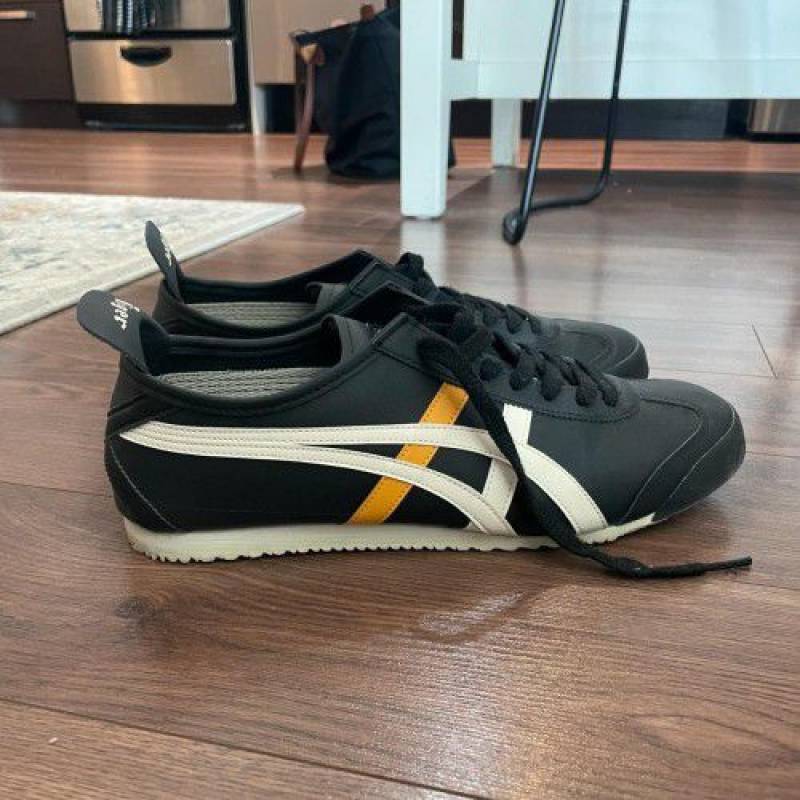 Sale Onitsuk_a Tiger Mexico 66 Black White Yellow298