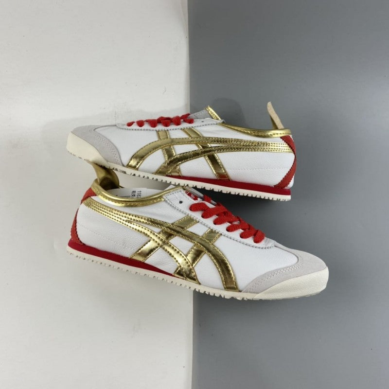 Onitsuka Tiger Mexico 66 White Gold Red 155