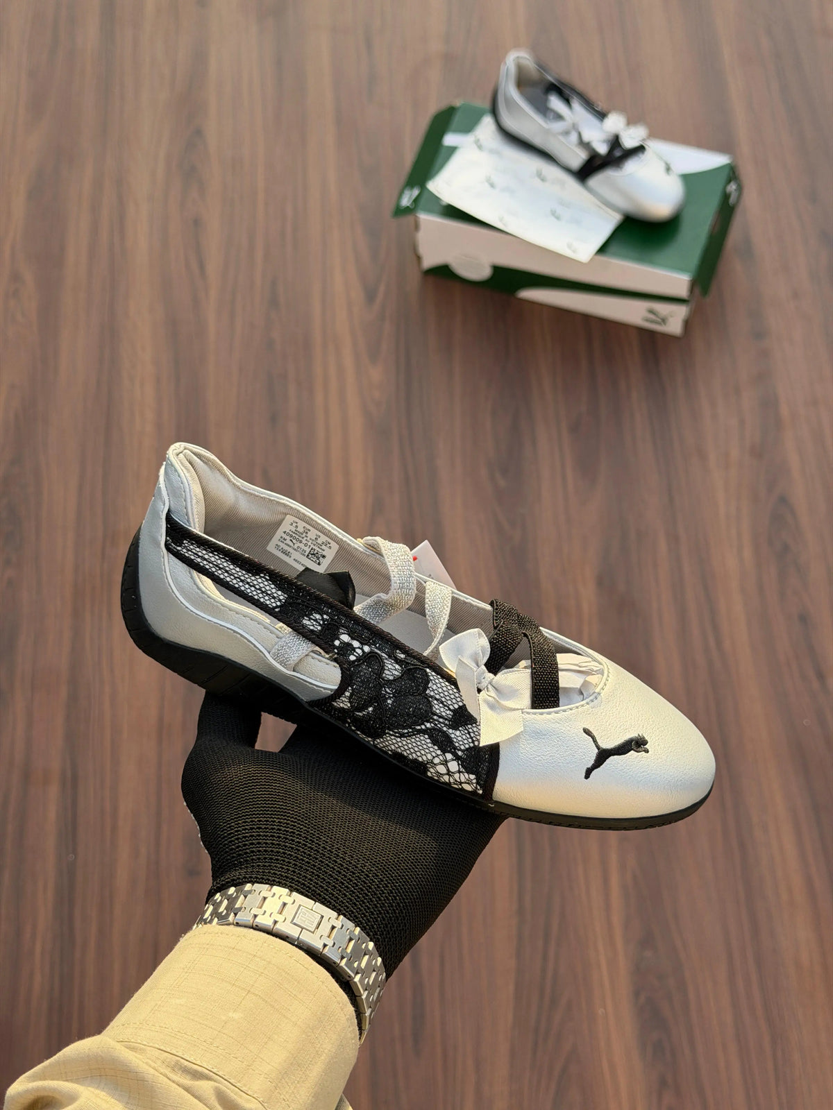 pummaa Speedcat Og Ballet Lace Silver Fix(438