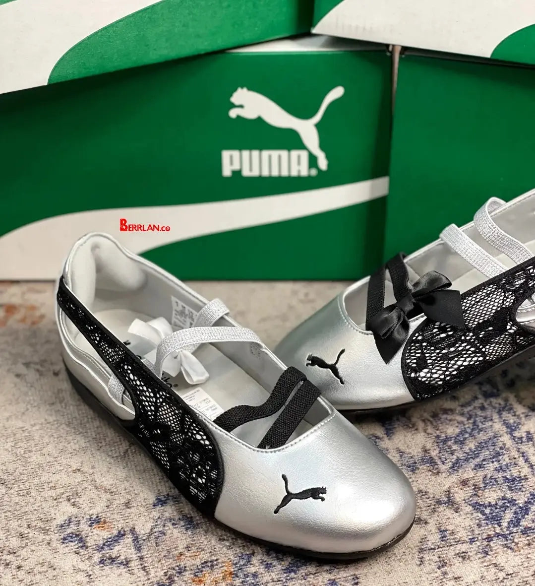 pummaa Speedcat Og Ballet Lace Silver Fix(438