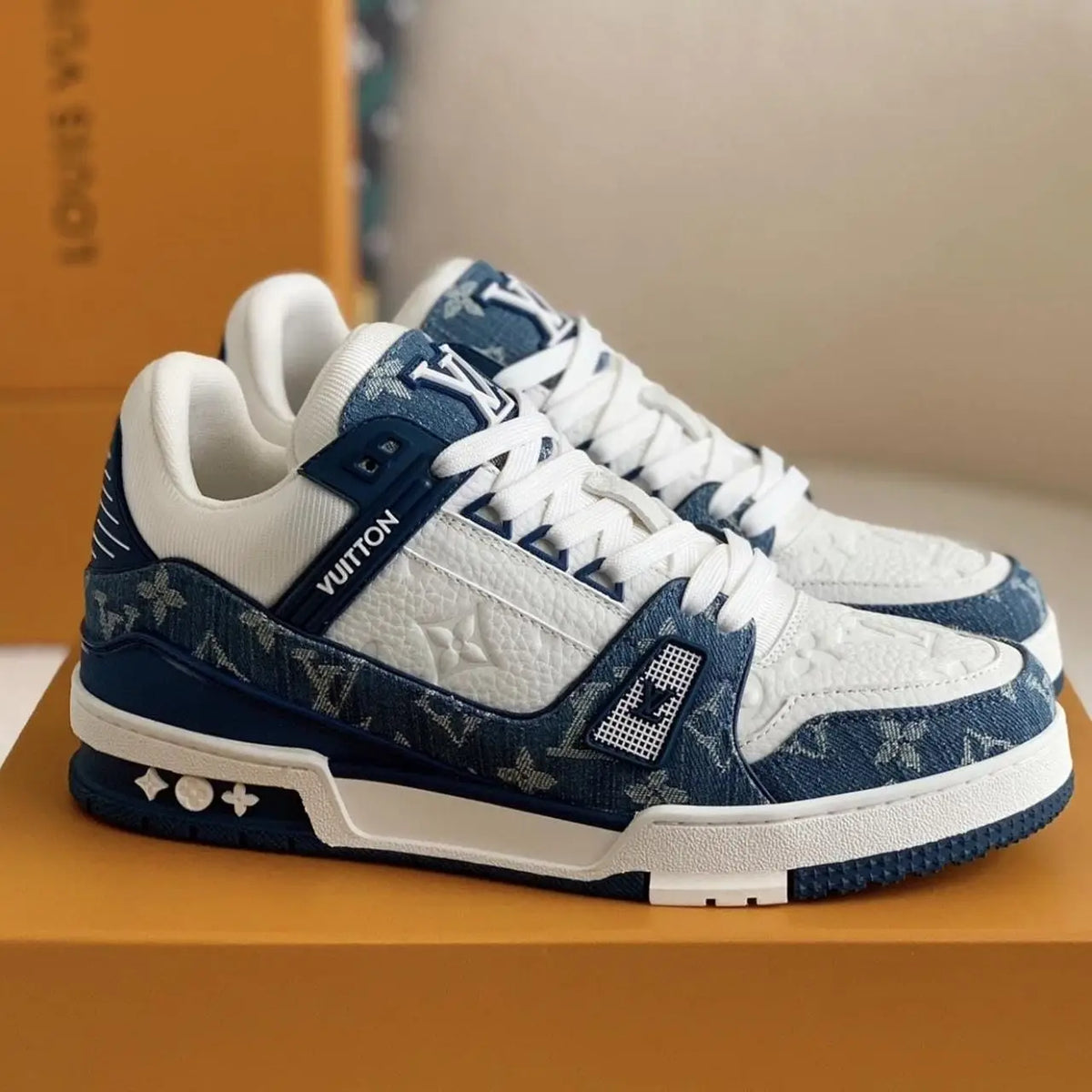 Louis Vuitton Trainer Denim Blue 212