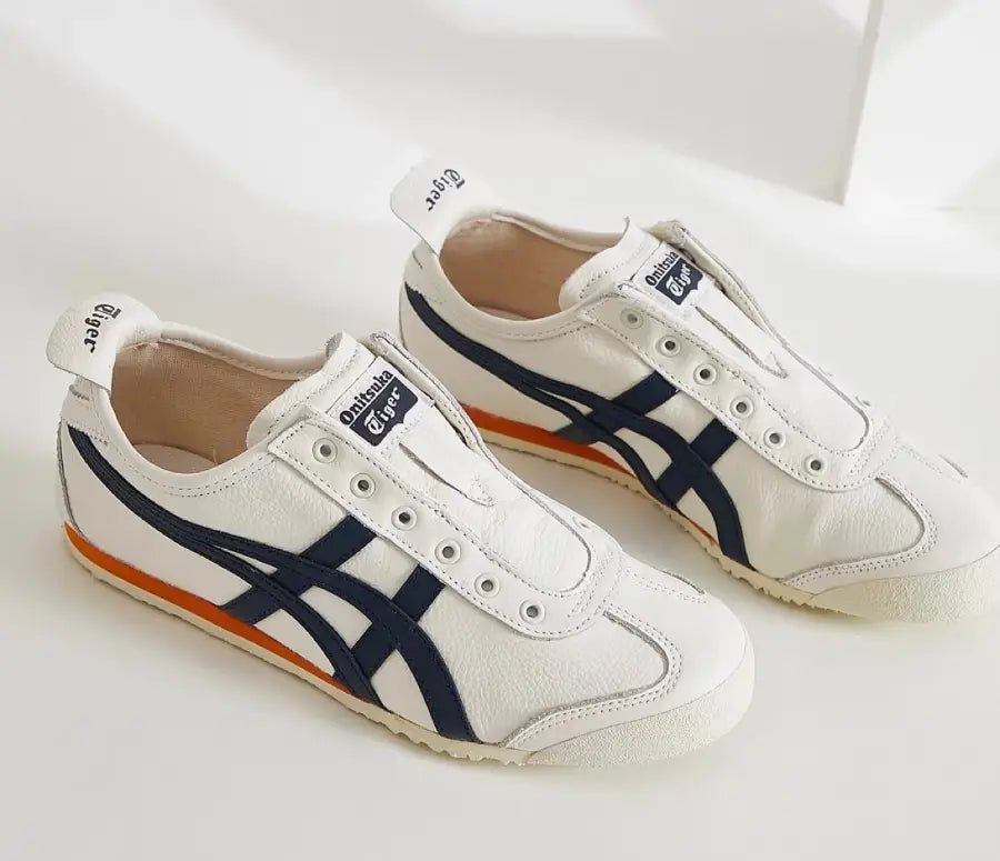 Onitsuka Tiger Mexico 66 Slip On White Navy Orange 470 - 346