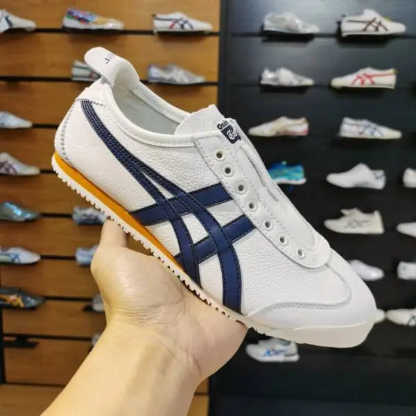 Onitsuka Tiger Mexico 66 Slip On White Navy Orange 470 - 346