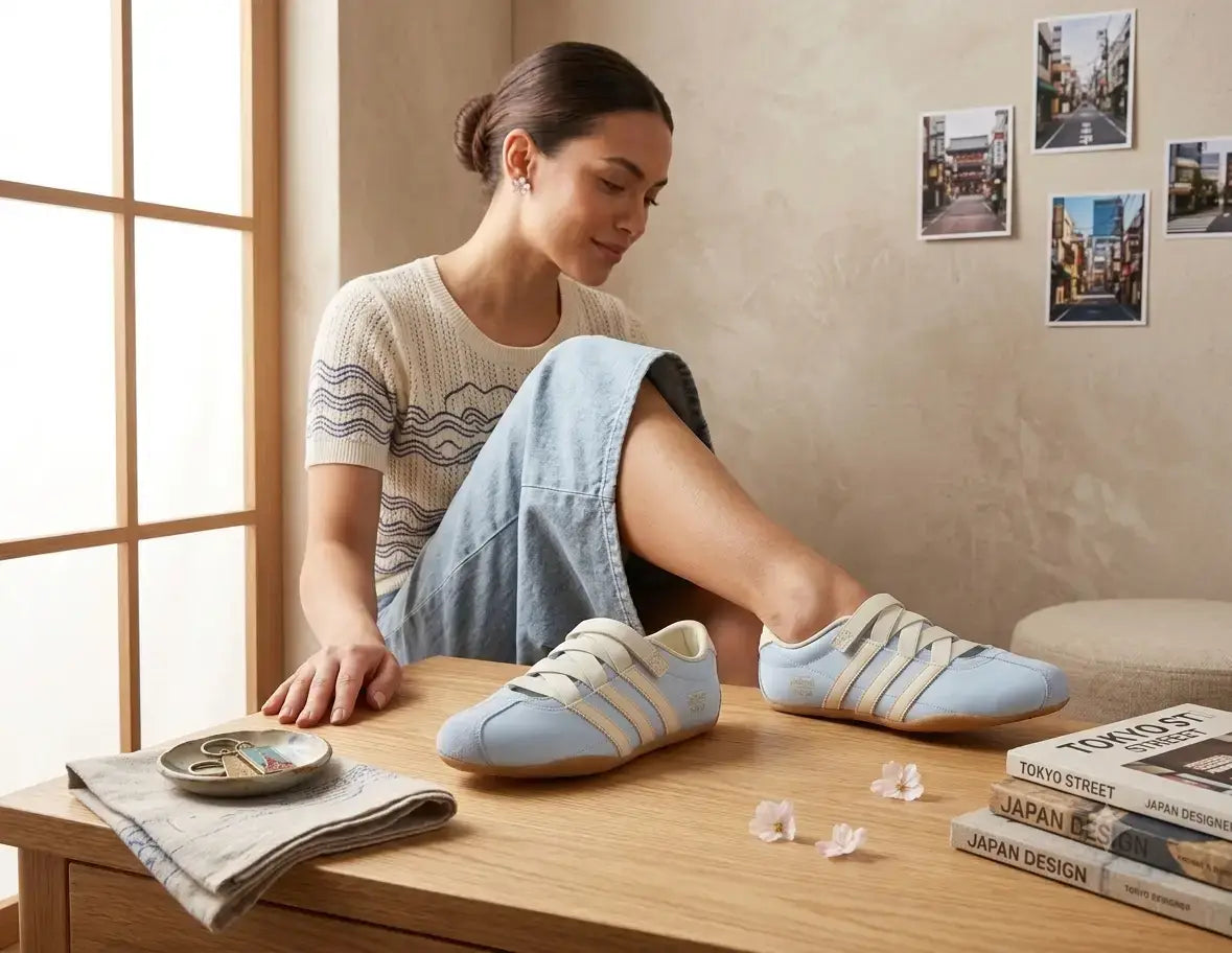 Adidas Tokyo Anfu Marry Jane MJ Crystal sky crema white Fix  (432