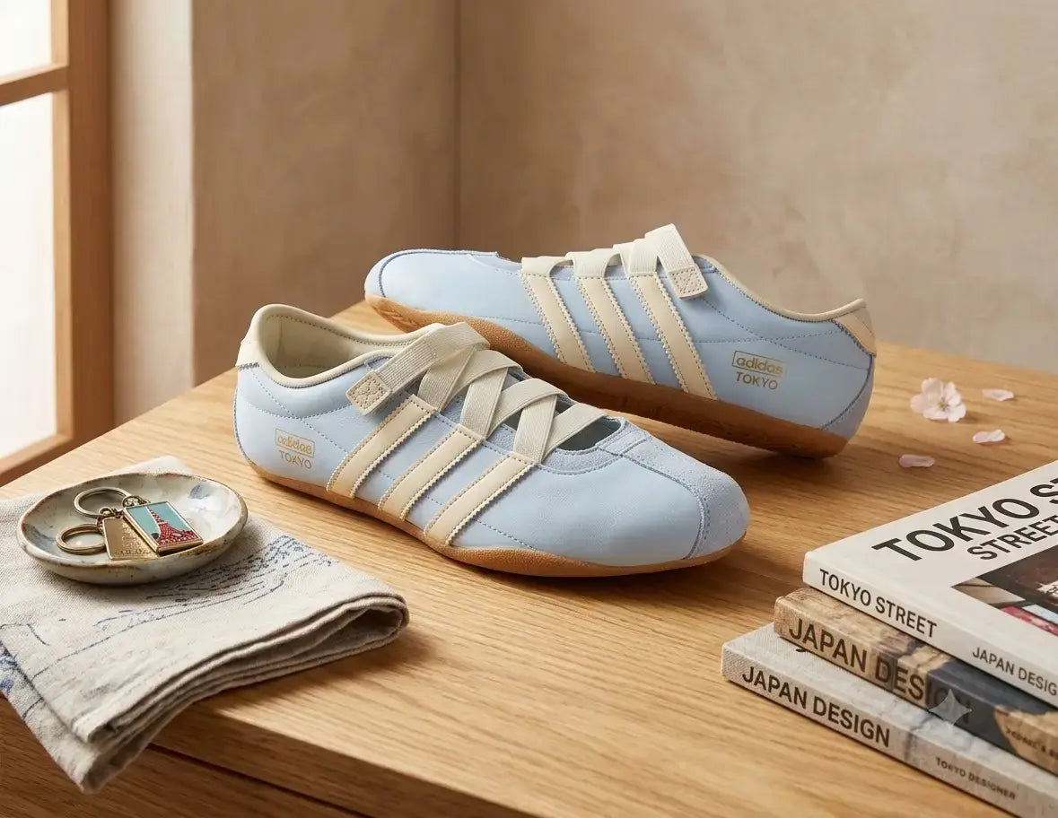 Adidas Tokyo Anfu Marry Jane MJ Crystal sky crema white Fix  (432