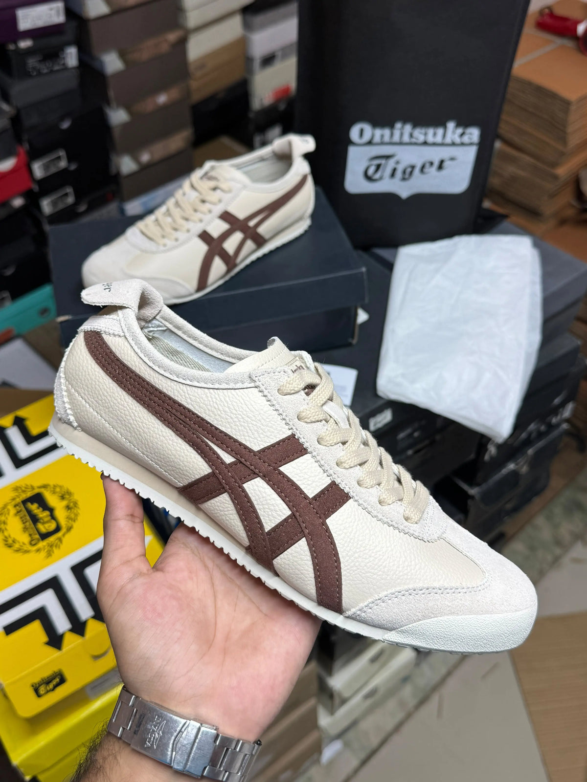 Onitsuka Tiger Mexico 66 Beige Brown Fix 351